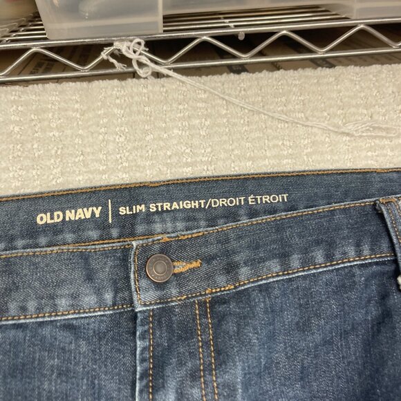Old Navy Men’s Slim Fit Jeans Size 48x32 Blue Denim Classic Casual Pants - Picture 4 of 13